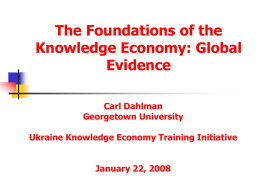 The Knowledge Revolution and the Need to Develop Country