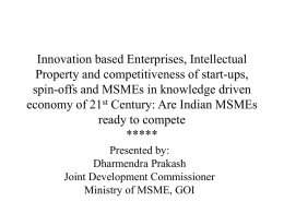 Innovation based Enterprises, Intellectual Property
