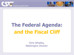and the Fiscal Cliff - State of Rhode Island General Assembly