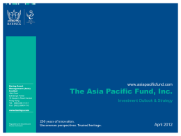What Sets Us Apart - Asia Pacific Fund