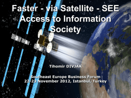 New Satellite e-Service VPN for Intelligent City Management and