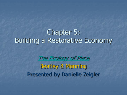 Chapter 5: Building a Restorative Economy