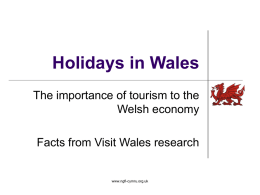 Value of Welsh tourism