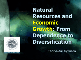 Natural Resources and Economic Growth