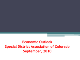 US Bureau of Economic Analysis. - the Special District Association