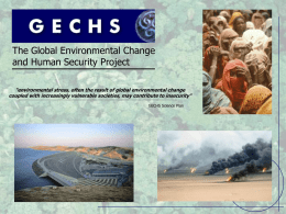 gechs - Global Environmental Change and Food Systems