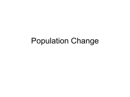 Population Change - Geography