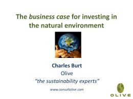 The business case for investing in the natural