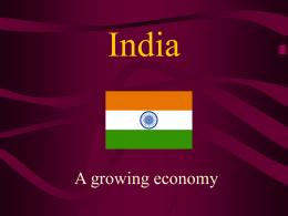 India a growing economy