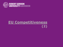 EU Competitiveness (2) - The Economics Network