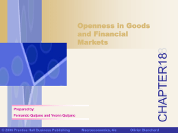 Openness in goods markets