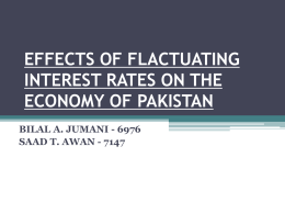 effects of flactuating interest rates on the