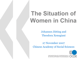 The Situation of Women in China