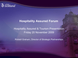 ID Sample Presentation - Institute of Hospitality