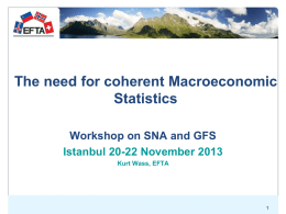 Coherent macroeconomic statistics