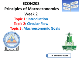 Key Tools & Terms of Economics How?