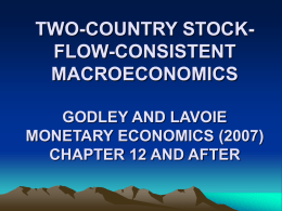 Two-Country Stock-Flow-Consistent Macroeconomics