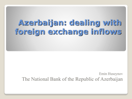 Azerbaijan: dealing with foreign exchange inflows
