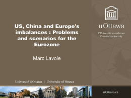 US, China and Europe`s imbalances
