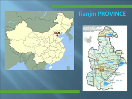 TIANJIN and SUSTAINABILITY