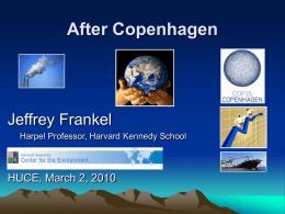 After Copenhagen - Harvard Kennedy School