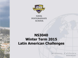 Latin Amneran Challenges, Brookings, November 2014
