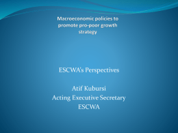 Macroeconomic policies to promote pro