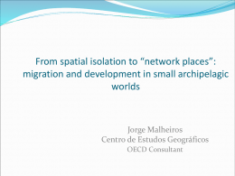 From fragmented space to spatial networks – islands development