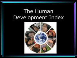 The Human Development Index