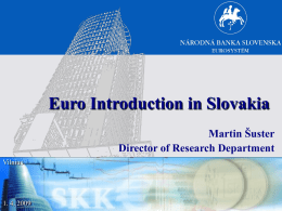 Euro Introduction in Slovakia