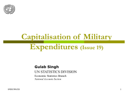 19 Military expenditures