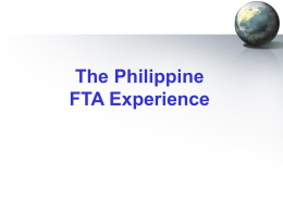 Opportunities and Challenges for a Philippines