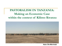 Developments in Tanzania`s Sanitation Sector