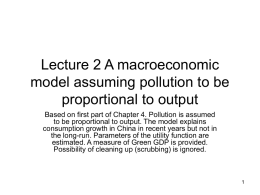 Lecture 5 Analysis of Pollution by Macro