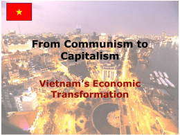 From Communism to Capitalism