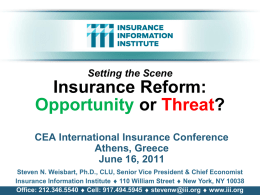 Threat - Insurance Information Institute