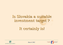 March 2002 - Slovenská ratingová agentúra