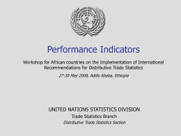 Distributive Trade Statistics Section