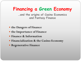 Financing a Green Economy