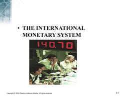 4. International Monetary System