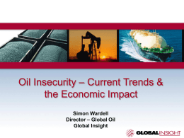 2. Security & Oil Prices - The Oil, Petrochemical and Energy Risks