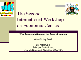 Why Economic Census - United Nations Statistics Division