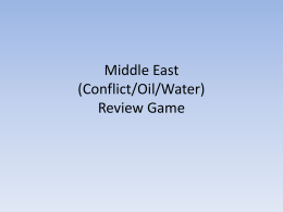 Middle East Review Game