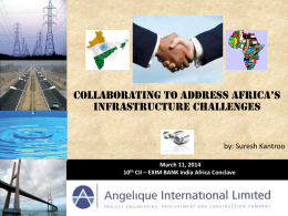collaborating to address africa`s infrastructure challenges