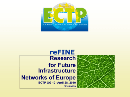 ECTP Conference 2009 - General presentation