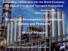 Panel 5-Oil & Gas Development in Uzbekistan