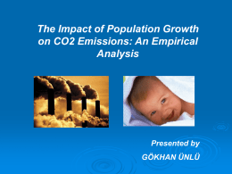 The Impact of Population Growth on CO2 Emissions