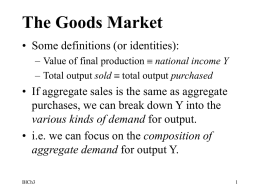 The Goods Market