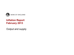 Bank of England Inflation Report February 2013