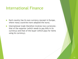 InternationalFinanance